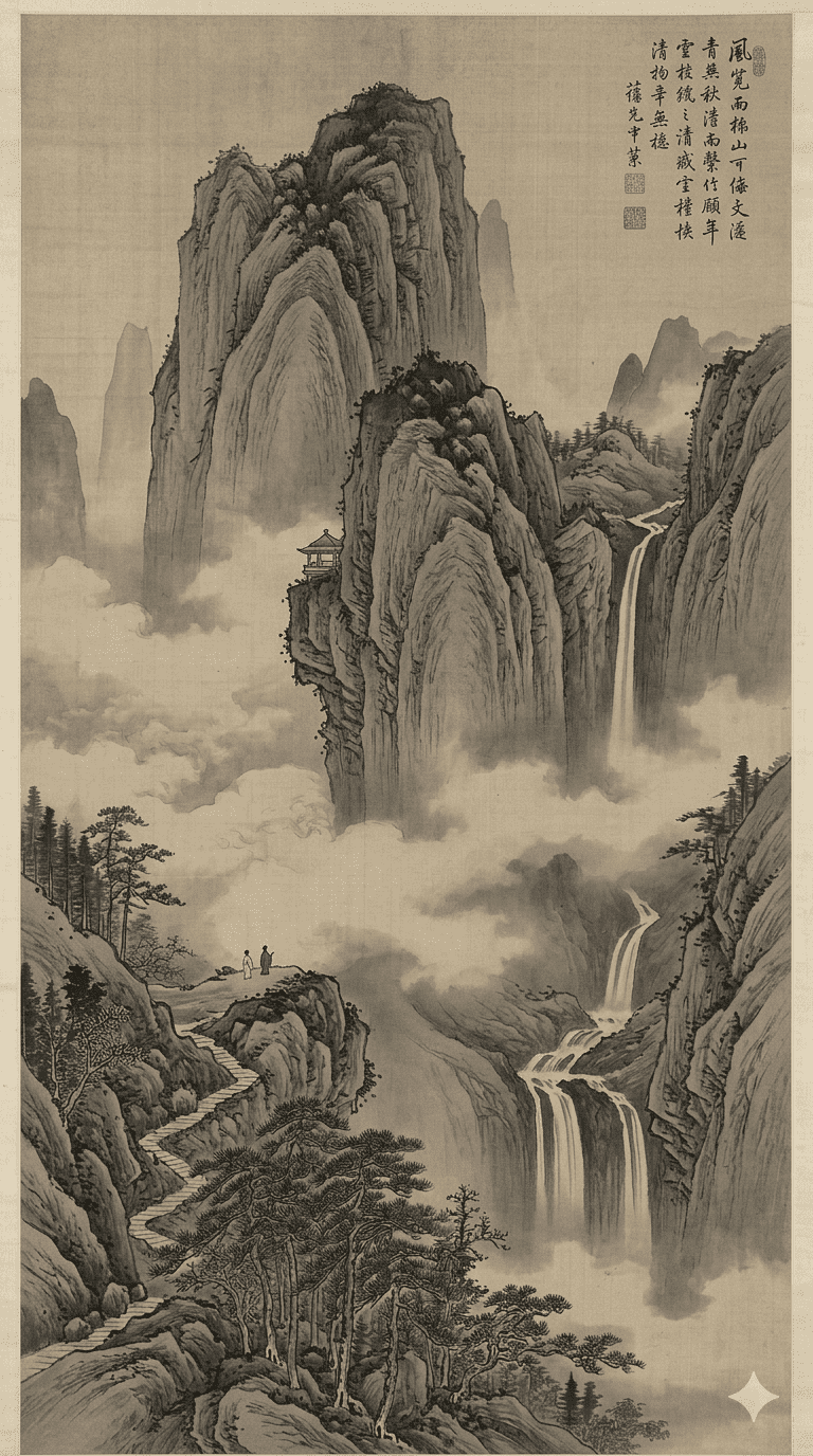 宋代工笔山水